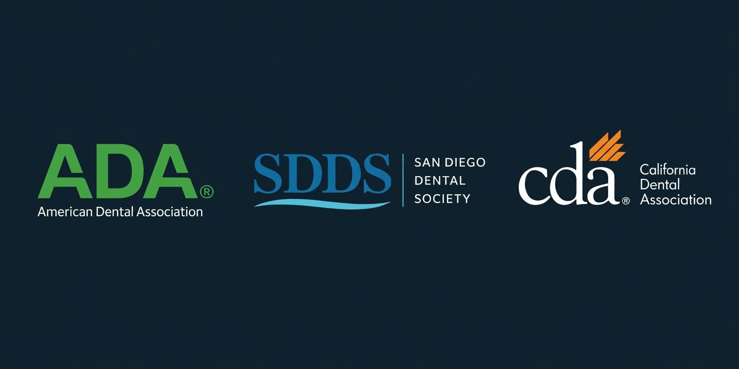 ADA, SDDS, CDA professional memberships